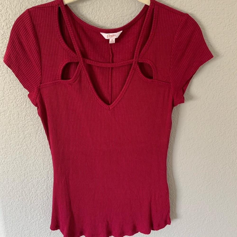 Simple Burgundy Top